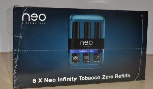 30 x Neo E-Cigarettes Neo Infinity Tobacco Zero Refill Packs - New & Sealed Stock - CL185 - Ref: DRT