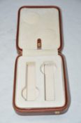 1 x "AB Collezioni" Italian Luxury Leather Zip-Up Watch Case (26985) - Ref LT162 - Features 4 Compar