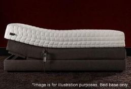 1 x COLUNEX Superking Lust Elite Adjustable Bed Base With Pocket-springs - X2 - Upholstered In