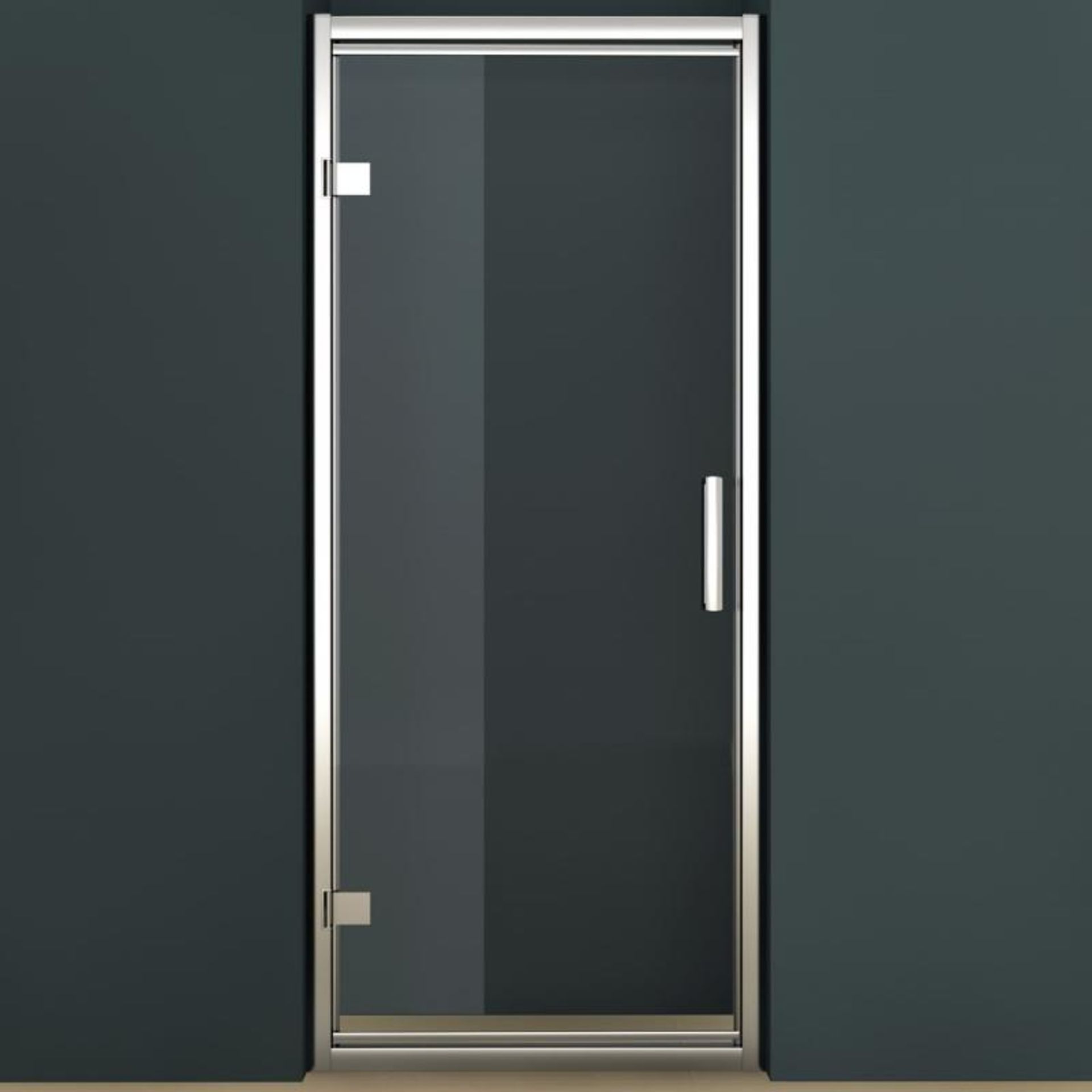 1 x Tavistock Oyxgen8 8mm 900mm Hinged Door Shower Enclosure - Includes SE1H90 Hinged Door and SE1SP