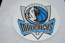 4 x 24" NBA Basketball Dallas Mavericks Plaques - New/Boxed - CL185 - Ref: DRT0763 - Location: Stoke