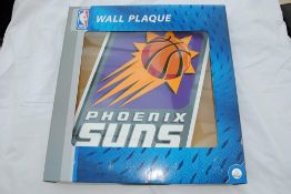 6 x 18" Phoenix Suns Basketball NBA Plaques - New/Boxed - CL185 - Ref: PHX18 - Location: Stoke-on-Tr