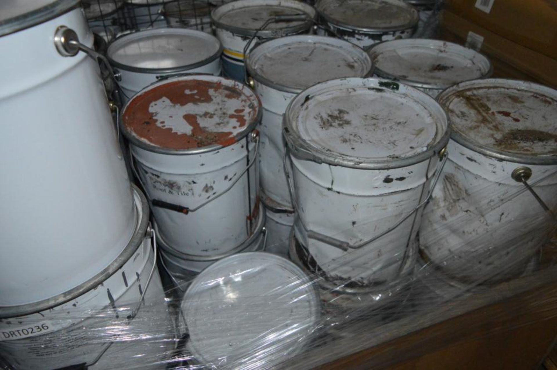 Approx. 24 x 20 Litre Assorted Tins of Paint inc. Roof & Tile, External Masonry + More - Ref: DRT023 - Image 2 of 3