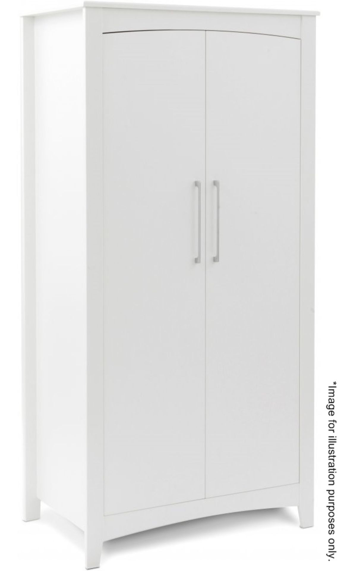 1 x Silver Cross "Kew" Full Size Wardrobe - H181 x W90 x D57cm - CL185 - Ref: DSY0236 - Location: