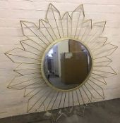 1 x Atkin and Thyme Sunburst Mirror - New/Boxed - CL185 - Ref: DSYATSM - Location: Stoke-on-Trent ST