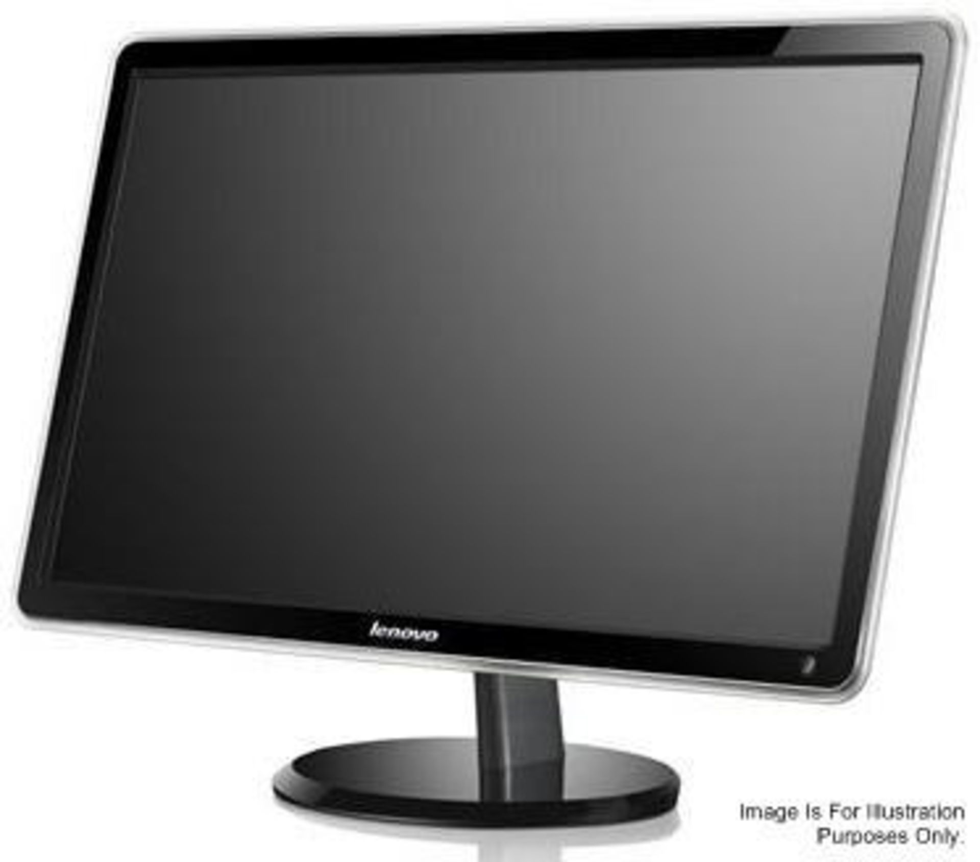 1 x Lenovo LS2421p Wide 23.6" Full HD LED TFT Monitor (Model: 4015-LS1) - Recently Taken From A Work