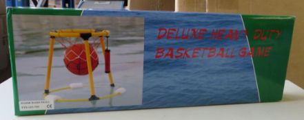 6 x TTS Deluxe Heavy Duty Floor Basketball Game - Ref: DRT0142 - CL185 - Location: Stoke-on-Trent ST