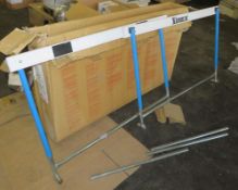 Vinex Hurdles - 121cm Wide, Adjustable Height - Used - Ref: DRT0118 - CL185 - Location: Stoke-on-Tre