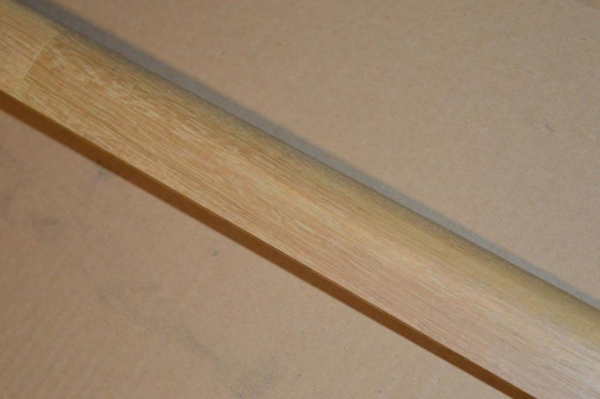 1 x Solid Wood Kitchen Worktop Upstand - IROKO - Size: 3000 x 40 x 18mm - Untreated - Brand New Seal