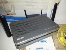 1 x Billon BiPAC 7800DXL Dual Band Wireless VoIP ADSL2+ Fast 600 Mbps Router - Boxed With Accessorie