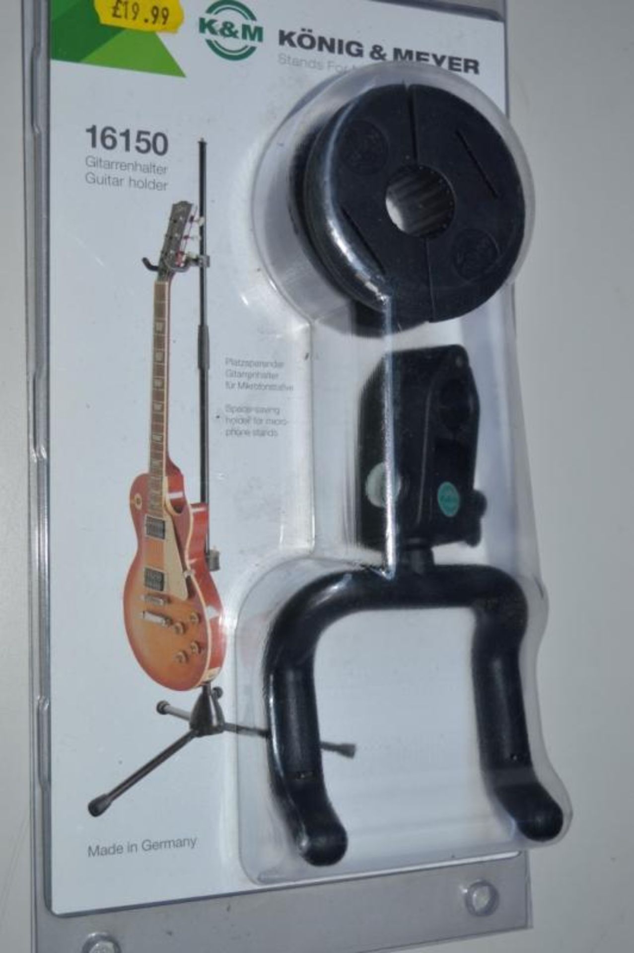 1 x Konig & Meyer Space Saving Guitar Holder - Product 16150 - Brand New in Packets - CL020 - Ref Mu