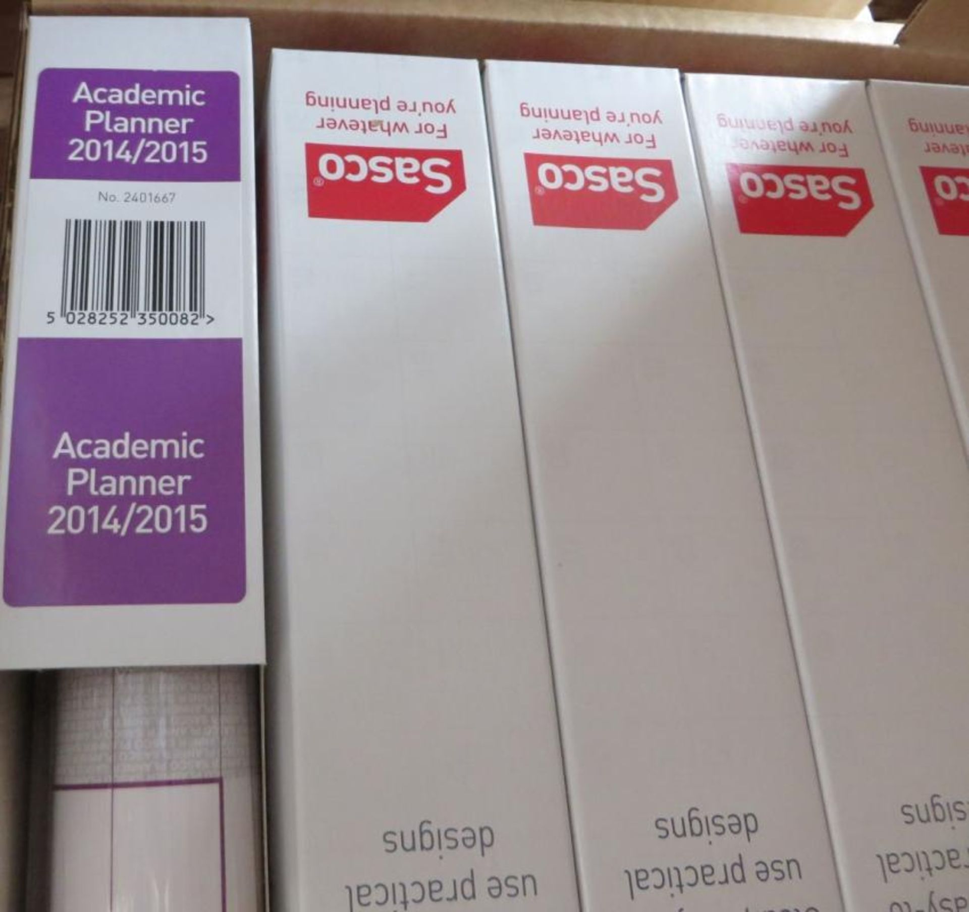 80 x Boxes of 5 x Large Sasco 2014/2015 Academic Planner - Ref: DRT0196 - CL185 - Location: Stoke-on - Image 8 of 8