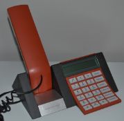 1 x Bang & Olufsen BeoCom 2500 Telephone - Made in Denmark - Red - CL214 - Ref JP045 - Location: