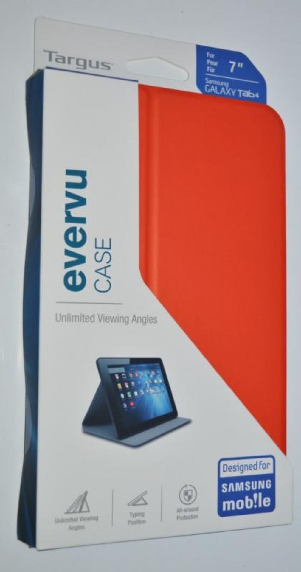 5 x Targus Evervu Protection Cases For Samsung Galaxy 4 7 Inch Tablets - New Stock - CL400 - Ref - Image 3 of 4