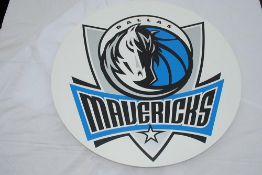 4 x 24" NBA Basketball Dallas Mavericks Plaques - New/Boxed - CL185 - Ref: DRT0763 - Location:
