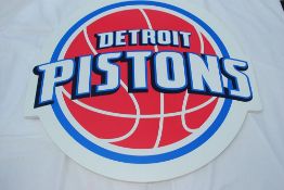 4 x 24" NBA Basketball Detroit Pistons Plaques - New/Boxed - CL185 - Ref: DRT0751 - Location: