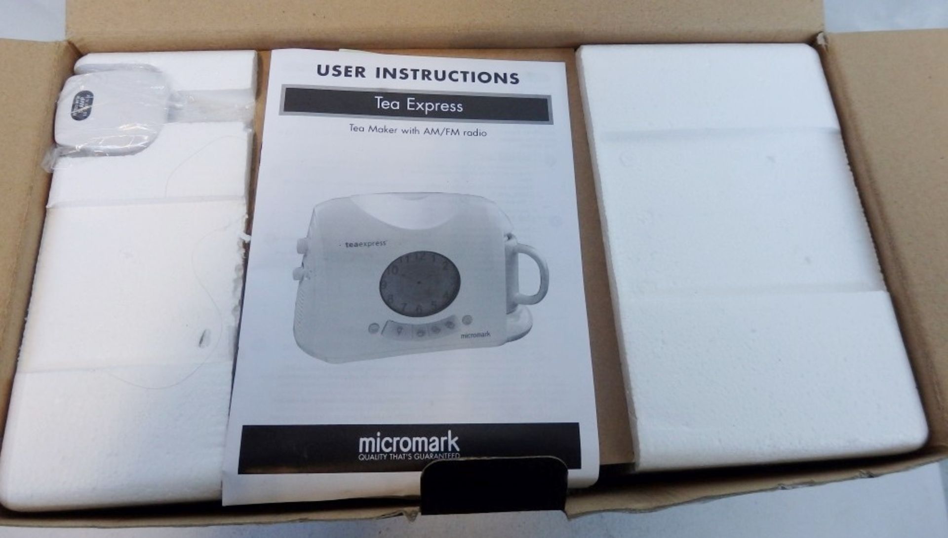 1 x Micromark Tea Express with Alarm Clock - New & Boxed - ACE068 - CL011 - Location: Altrincham - Image 3 of 3