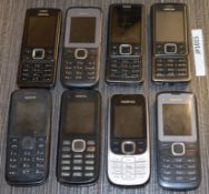 8 x Various NOKIA Mobile Phones - Removed From Company Closure - CL400 - Ref JP1015 - Location: