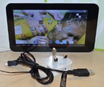 1 x Tablet Computer - Features 7 Inch TFT Screen, 512mb Ram, 4gb Rom, Android OS - Good Working