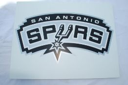 4 x 24" NBA Basketball San Antonio Spurs Rectangular Plaques - New/Boxed - CL185 - Ref: DRT0752 -