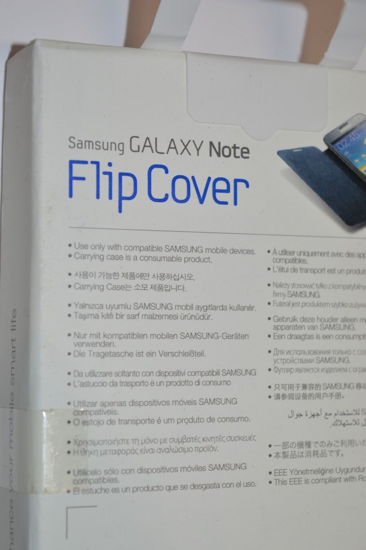 40 x Samsung Galaxy Note Flip Cover Cases - Brand New Stock - CL214 - Ref In2199 - Location: - Image 5 of 6