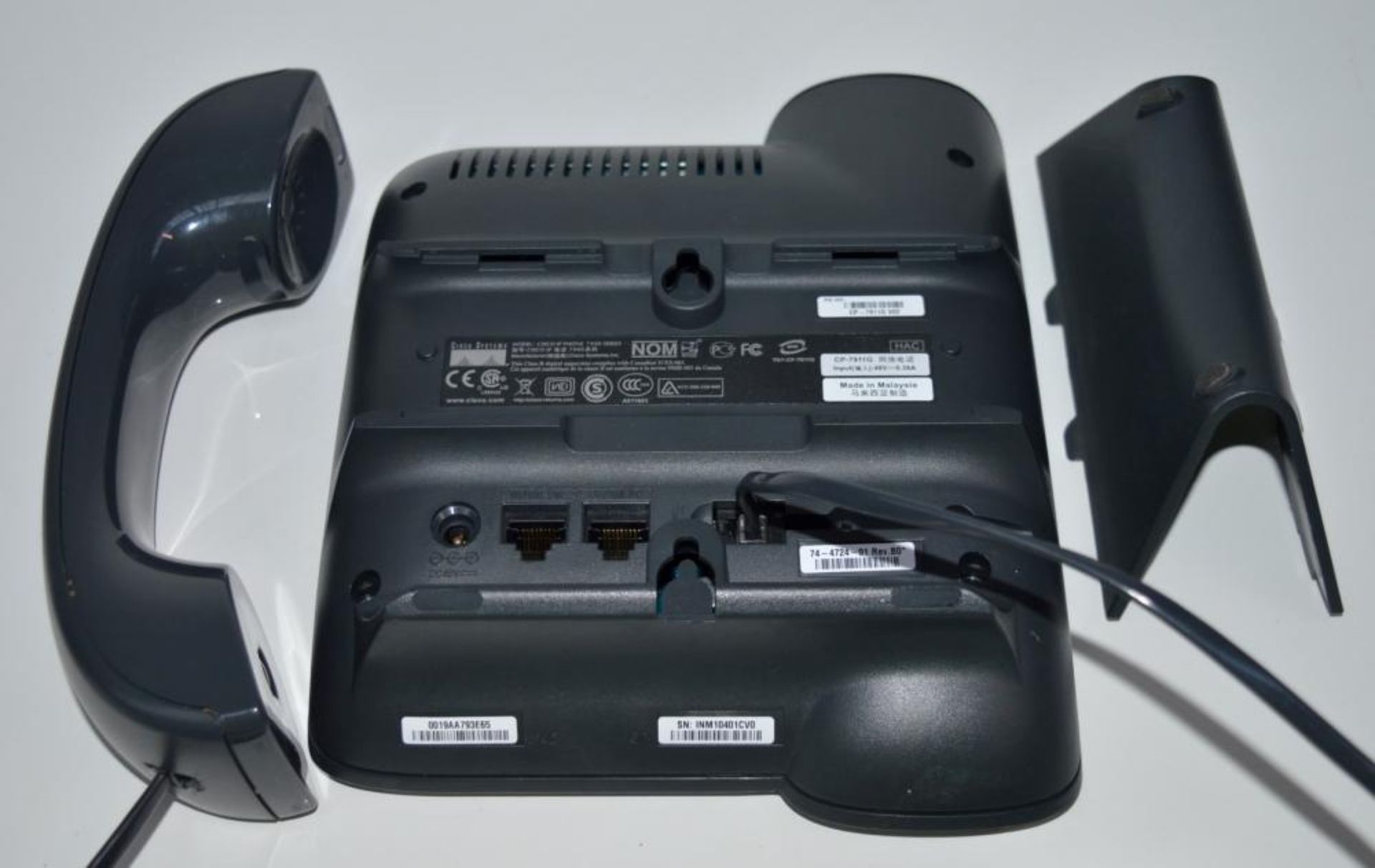 4 x Cisco CP-7911G Unified IP SIP Phones - Removed From a Working Office Environment in Good - Image 6 of 8