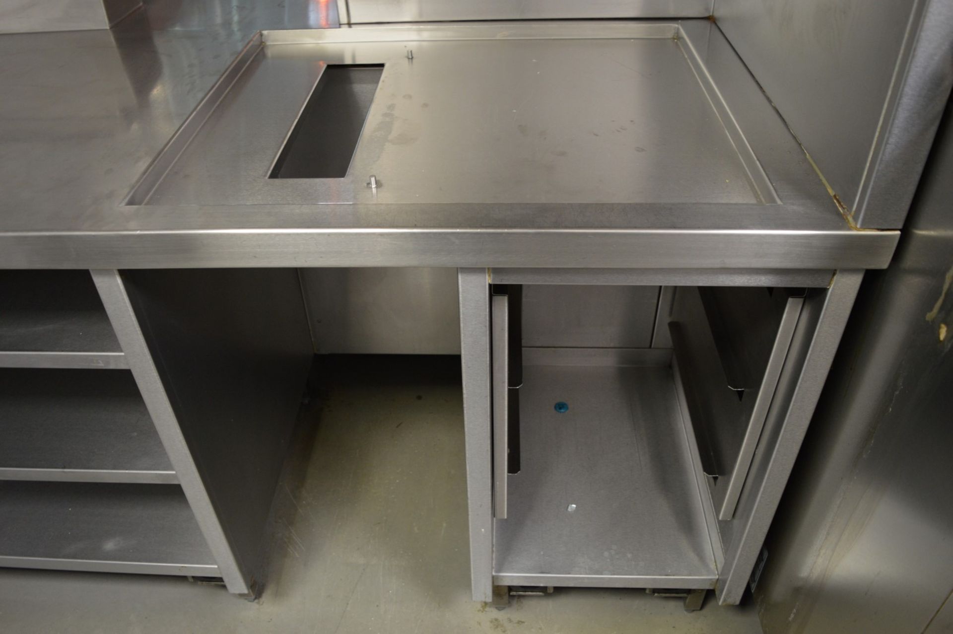 1 x Stainless Steel Centre Kitchen Island - CL245 - Location: London EC4M COLLECTIONS: Buyers will - Image 5 of 24