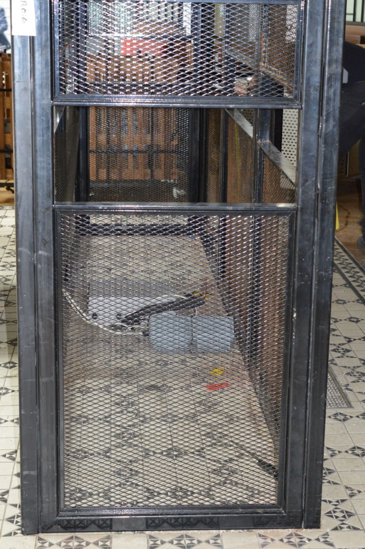1 x Bespoke Custom Lobster Tank Holding Cage - Three Lockable Access Doors - Steel Construction With - Image 3 of 17