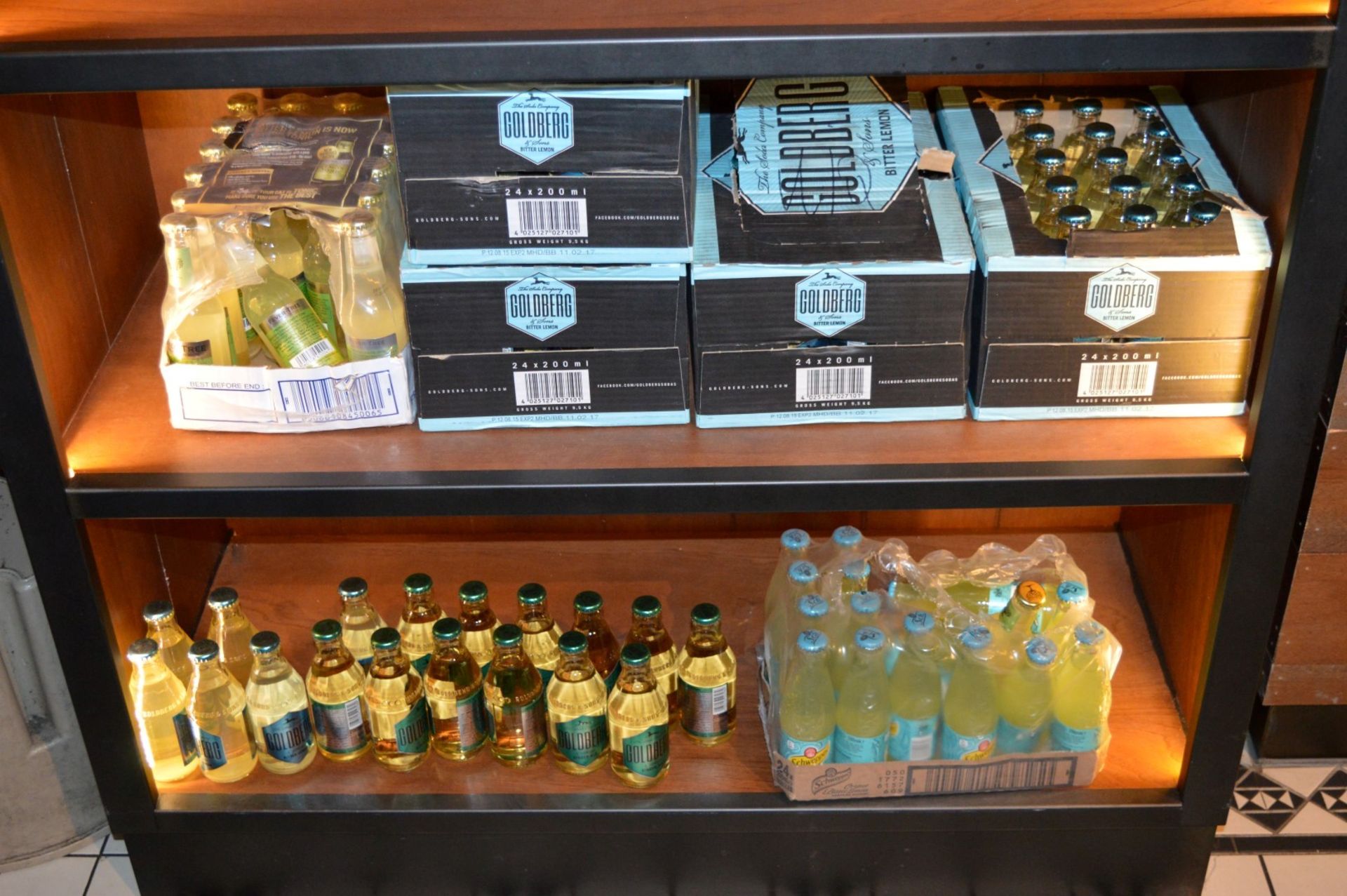 150 x Bottles of Bitter Lemon - Brands Include Goldberg, Fever Tree Bitter and Schwppes - Ref
