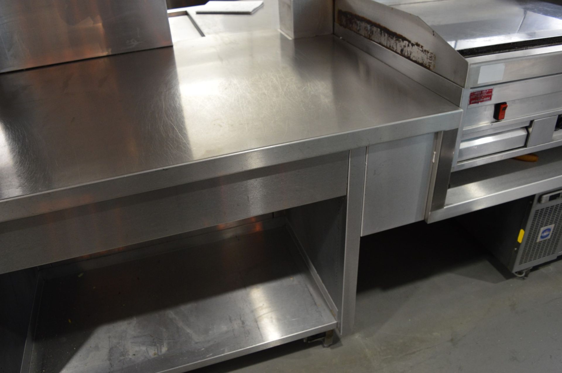 1 x Stainless Steel Centre Kitchen Island - CL245 - Location: London EC4M COLLECTIONS: Buyers will - Image 14 of 24