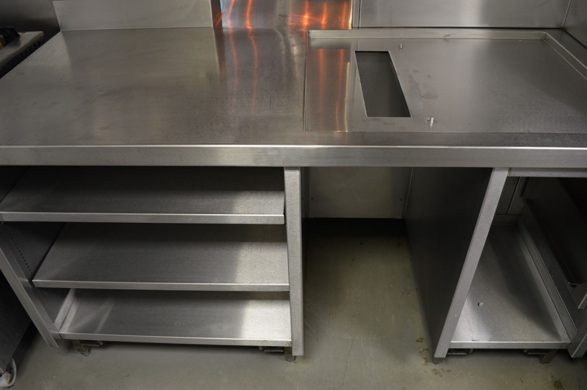 1 x Stainless Steel Centre Kitchen Island - CL245 - Location: London EC4M COLLECTIONS: Buyers will - Image 4 of 24