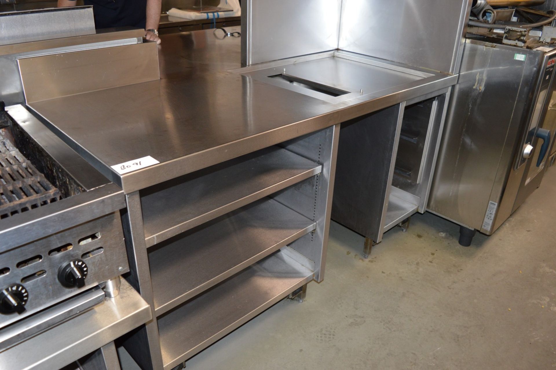 1 x Stainless Steel Centre Kitchen Island - CL245 - Location: London EC4M COLLECTIONS: Buyers will - Image 2 of 24