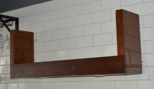 3 x Wooden Wall Shelves - CL245 - Location: London EC4M