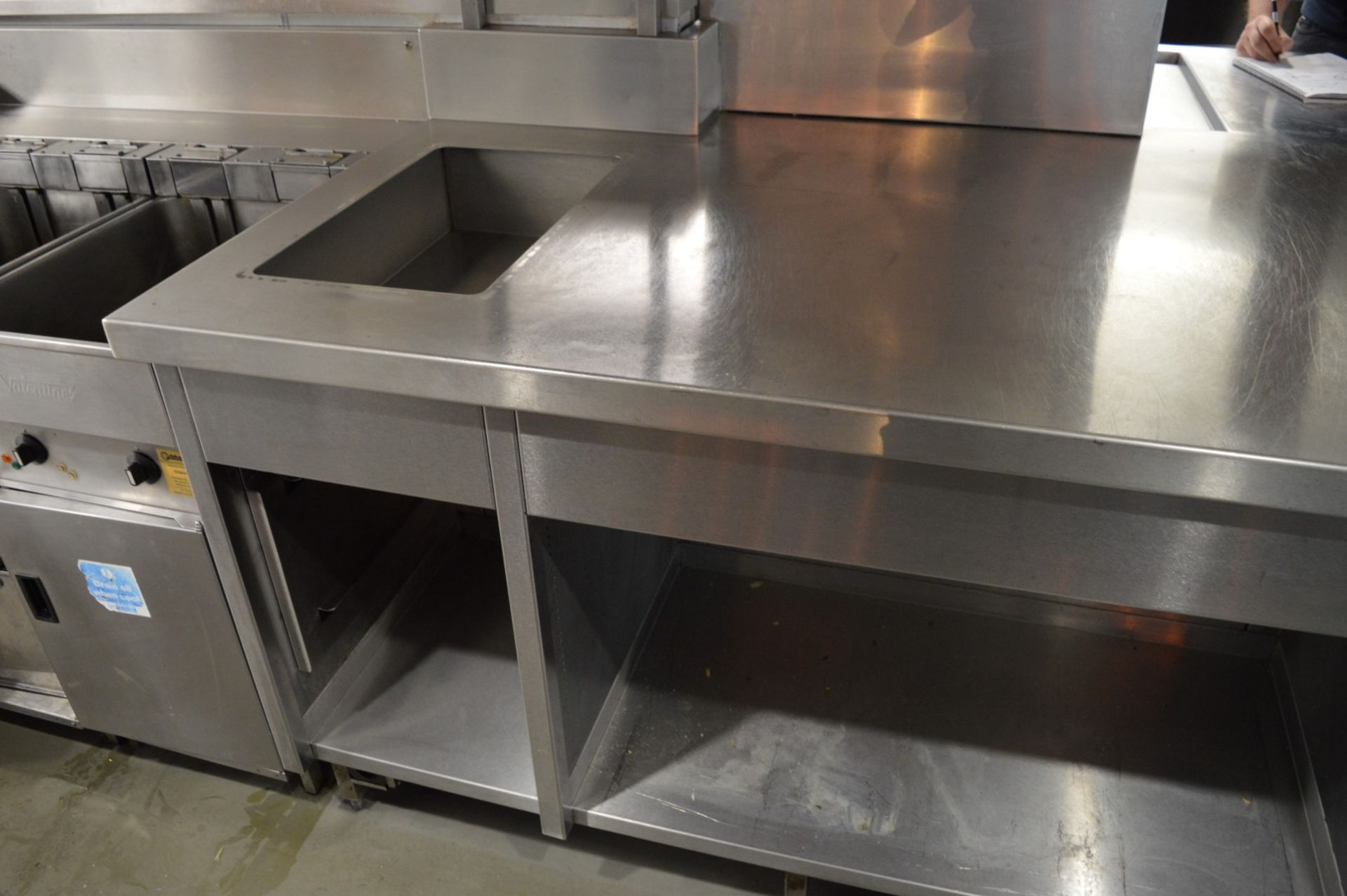 1 x Stainless Steel Centre Kitchen Island - CL245 - Location: London EC4M COLLECTIONS: Buyers will - Image 12 of 24