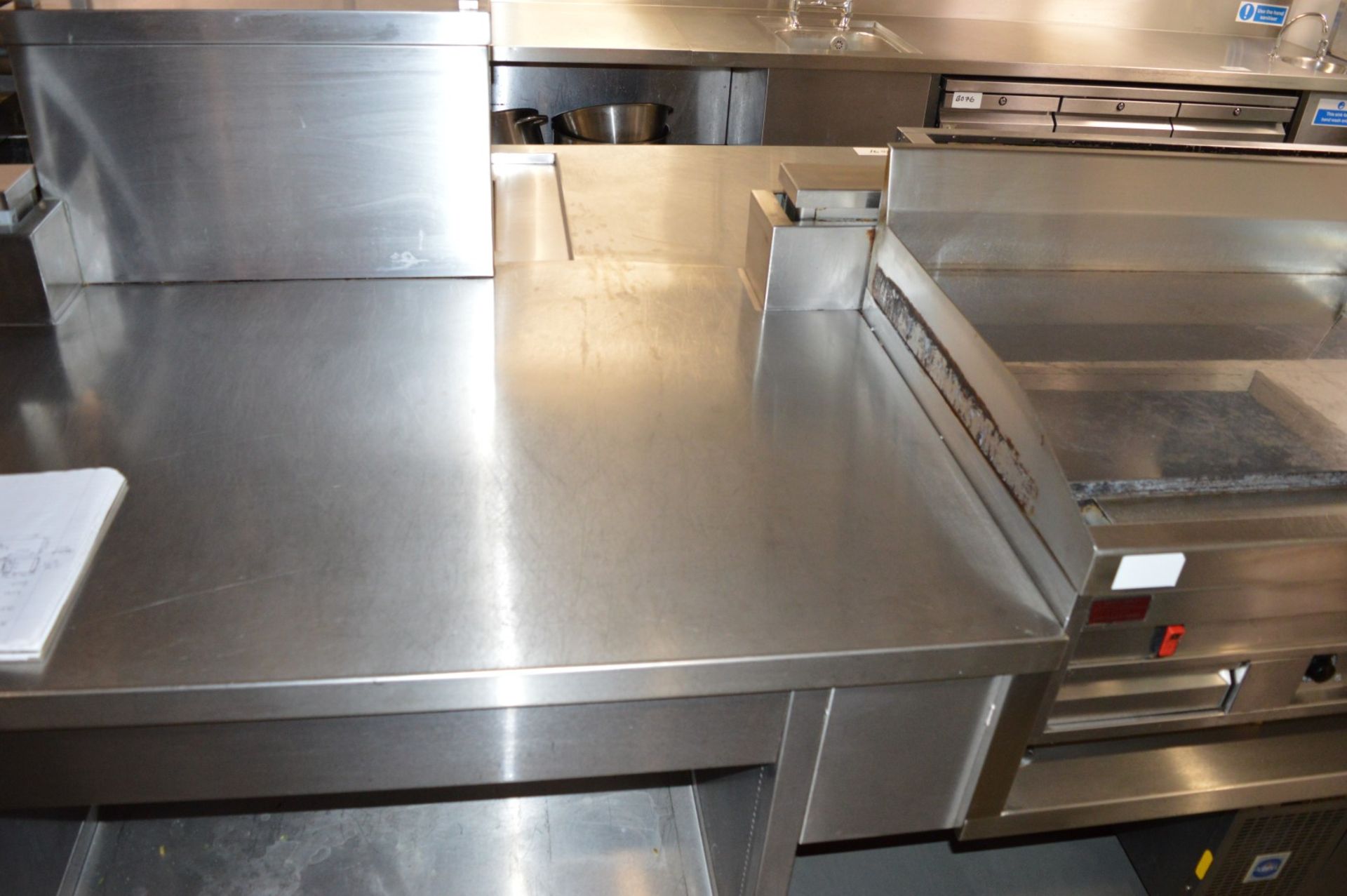 1 x Stainless Steel Centre Kitchen Island - CL245 - Location: London EC4M COLLECTIONS: Buyers will - Image 20 of 24