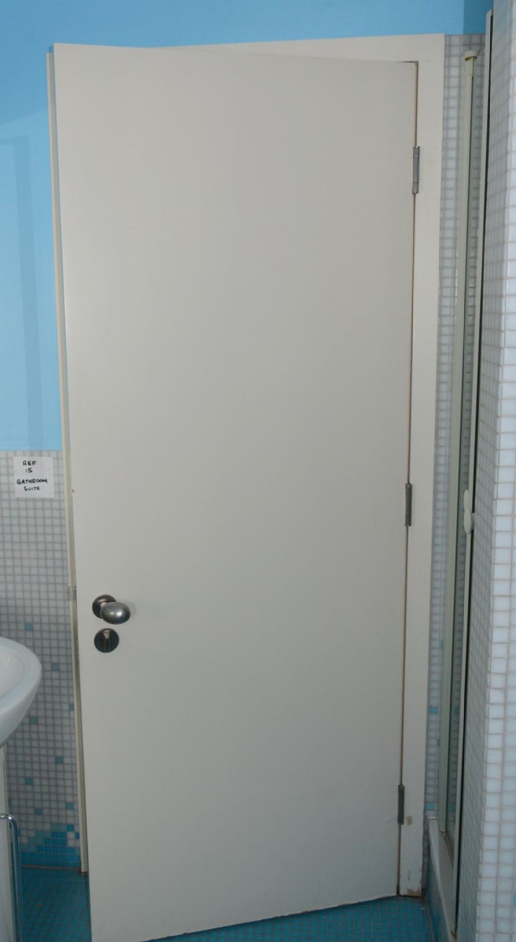 1 x Fire Resistant Internal Door - Fitted With Stylish Chrome Door Knobs, Triple Hinges and - Image 2 of 4