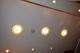 3 x Contempoary Ceiling Lights - Approx 25cm Diameter - Ref 44 - CL230 - Location: London NW8 - NO