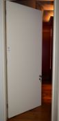 1 x Fire Resistant Oversized Internal Door - Fitted With Stylish Chrome Door Knobs, Triple Hinges