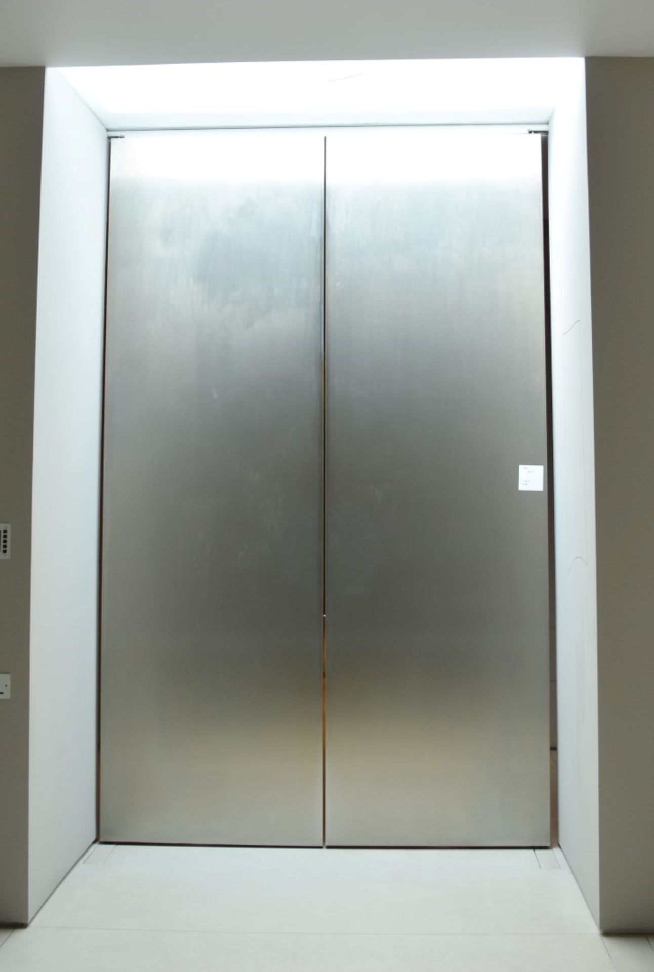 2 x Bespoke Internal Doors With Stainless Steel Finish - Pair of - Large Size - Ideal For Interior - Image 6 of 10