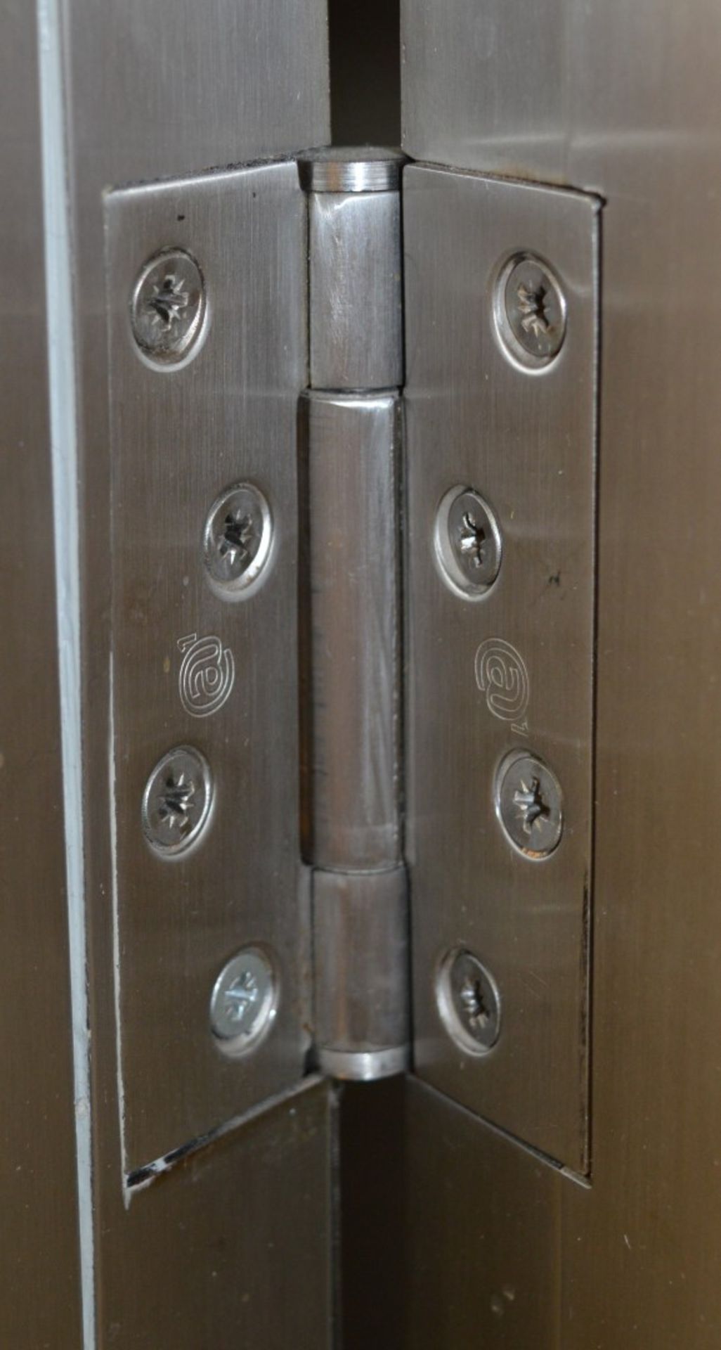 2 x Bespoke Internal Doors With Stainless Steel Finish - Pair of - Large Size - Ideal For Interior - Image 6 of 9