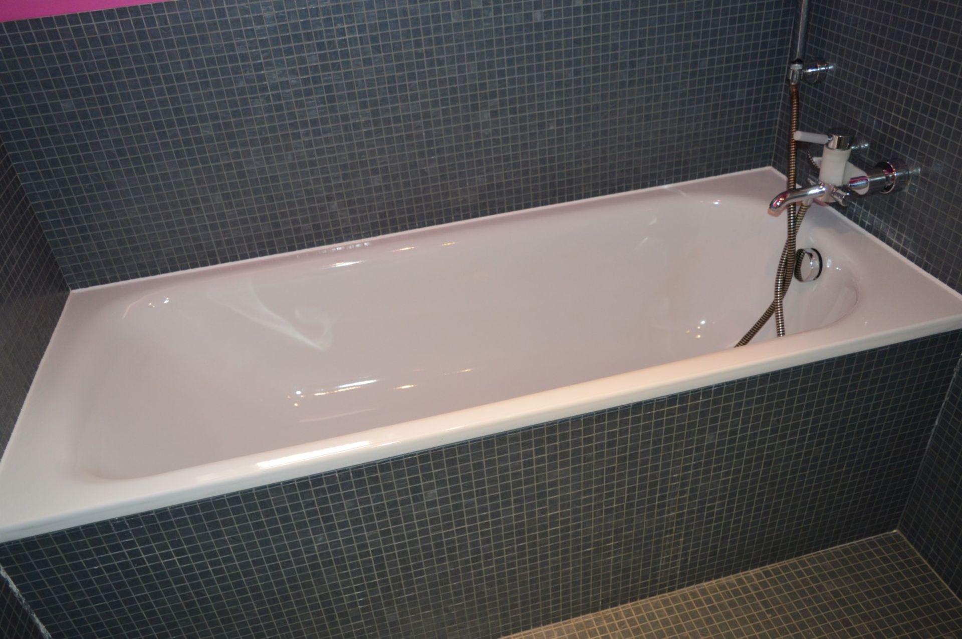 1 x Bathroom Suite Including Vanity Unit With Inset Basin, Dorn Bracht Mixer Tap, Duravit Wall