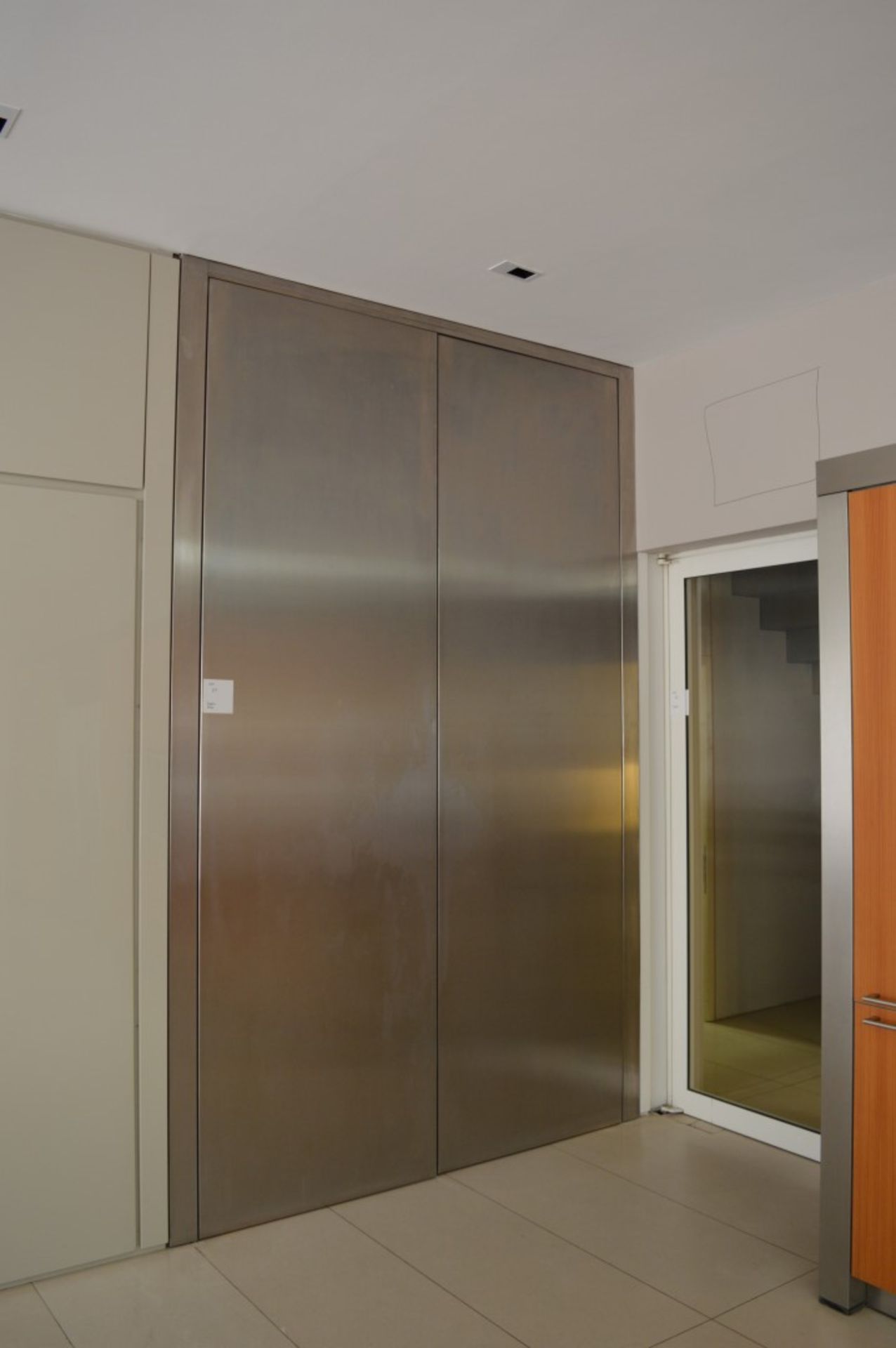 2 x Bespoke Internal Doors With Stainless Steel Finish - Pair of - Large Size - Ideal For Interior - Image 2 of 9
