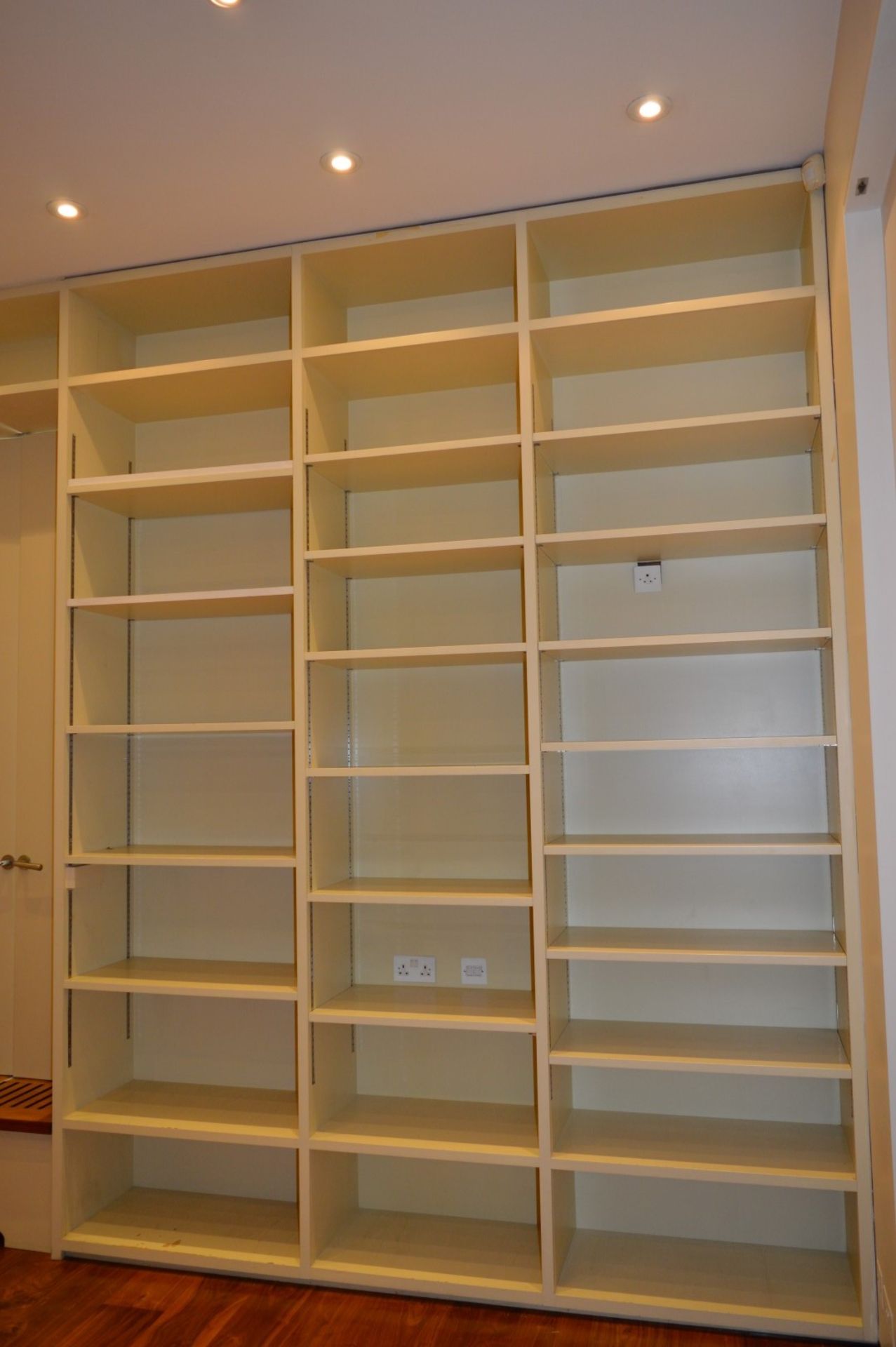1 x Office Storage Room Including Two Sections of Adjustable Storage Shelvings and Oak Sideboard - Image 4 of 18