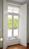 1 x Set of Window Shutter Door Blinds - Pair of - Ref 47 - Includes Hinges, Lock and Handles - CL230