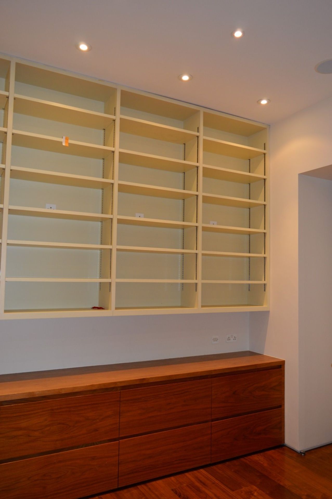 1 x Office Storage Room Including Two Sections of Adjustable Storage Shelvings and Oak Sideboard - Image 12 of 18