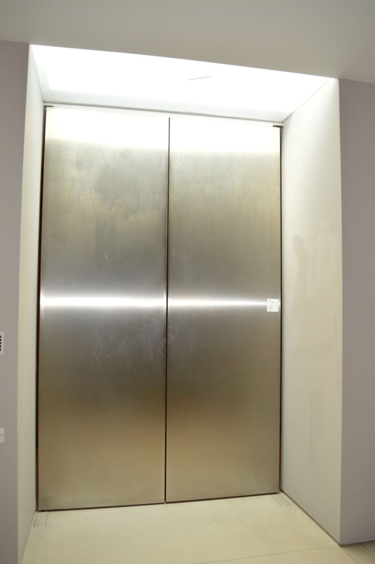 2 x Bespoke Internal Doors With Stainless Steel Finish - Pair of - Large Size - Ideal For Interior - Image 4 of 10