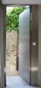 1 x Bespoke External Door With Stainless Steel Finish - Large Size - Ideal For Interior Design