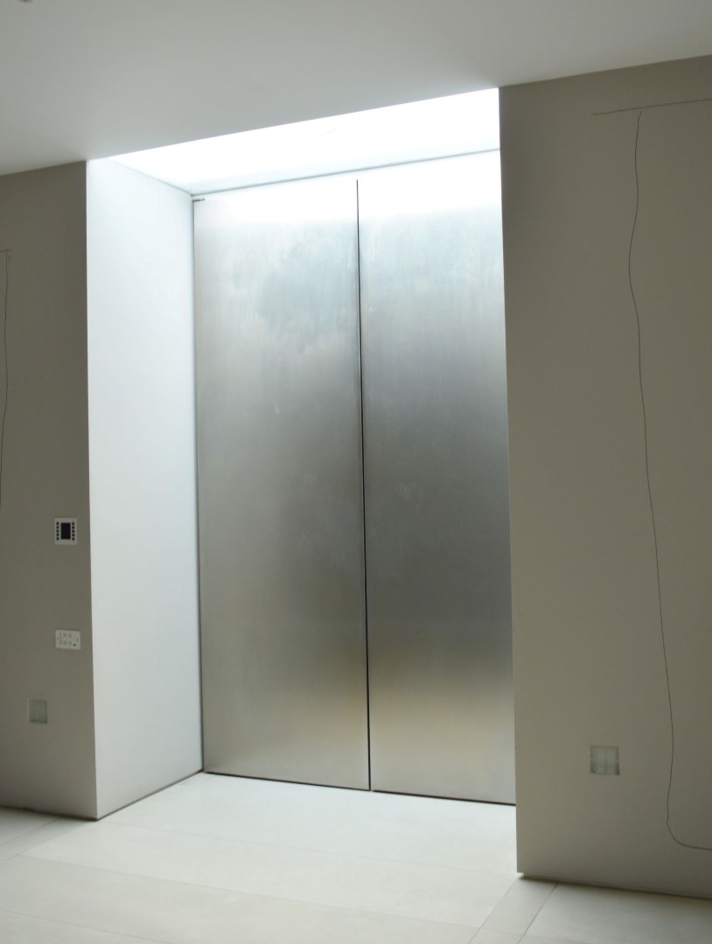 2 x Bespoke Internal Doors With Stainless Steel Finish - Pair of - Large Size - Ideal For Interior - Image 5 of 10