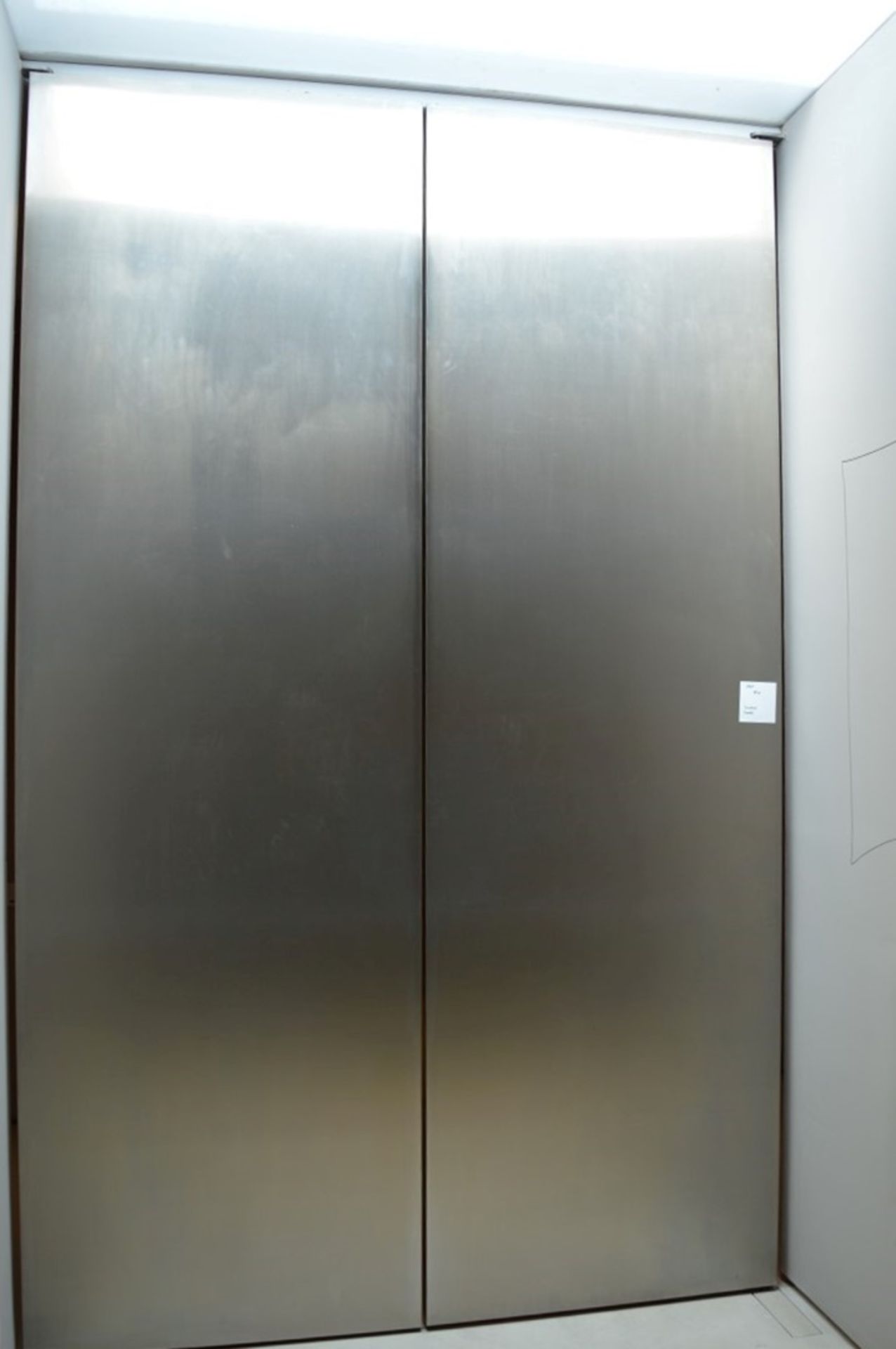 2 x Bespoke Internal Doors With Stainless Steel Finish - Pair of - Large Size - Ideal For Interior - Image 3 of 10