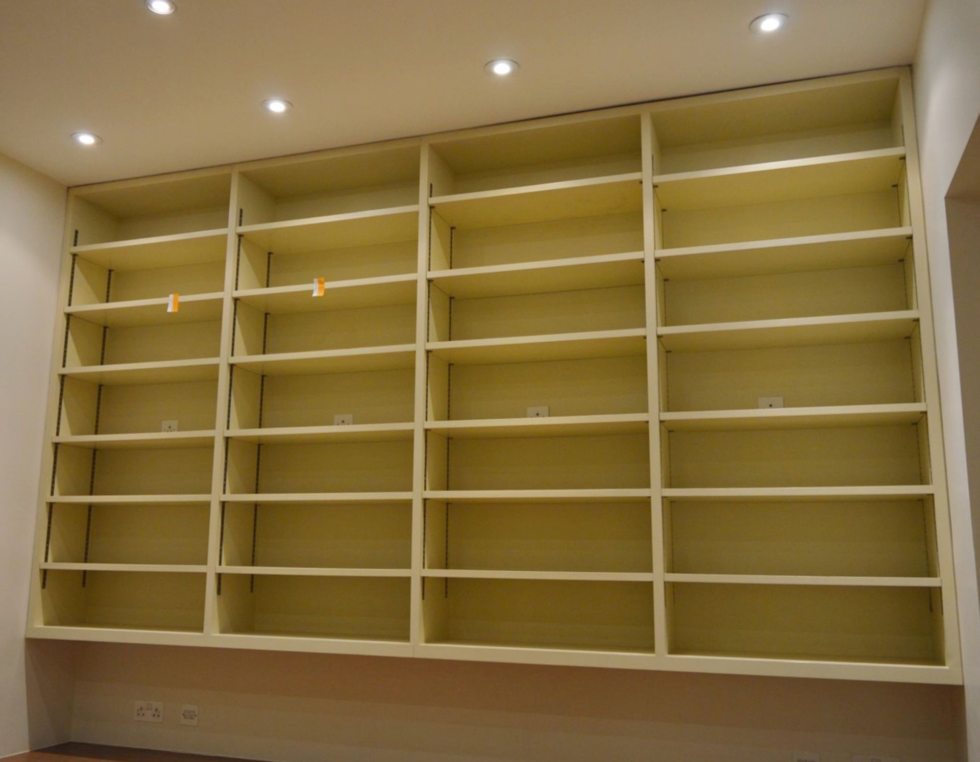 1 x Office Storage Room Including Two Sections of Adjustable Storage Shelvings and Oak Sideboard - Image 9 of 18